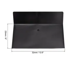 Unique Bargains A4 Envelope Home Office File Folder Pockets with Snap Button 5 Pcs
