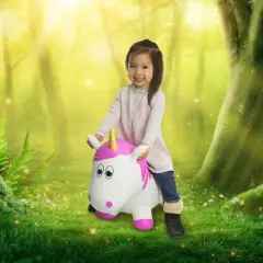Farm Hoppers Fantasy Inflatable Bouncing Unicorn