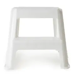 Gracious Living 2 Step Stool w/ Non Slip Feet, Holds Up to 300 Pounds