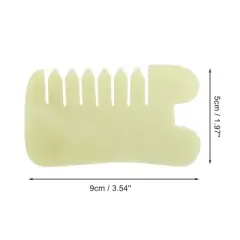 Unique Bargains Gua Sha Head Massage Comb Green 1 Pc