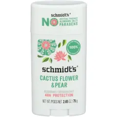 Schmidts - Cactus Flower & Pear Natural Deodorant Stick - 2.65 oz