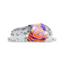 NCAA Clemson Tigers Slydr Pro White Sandals - Purple M7/W9