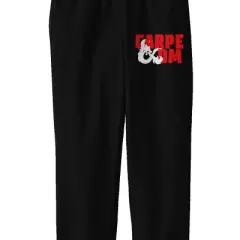 Dungeons & Dragons Carpe DM Boy's Black Jogger Pants