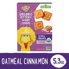 Earth's Best Organic Cookies Baby & Toddler Snacks -  Oatmeal Cinnamon - 5.3oz