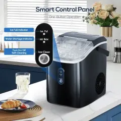 Kismile 34-lbs. Ice Per day Countertop or portable Nugget/Pebble Ice Maker