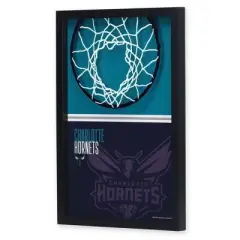 NBA Charlotte Hornets Print-On Glass Wall Sign