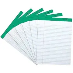 MyOfficeInnovations Notepads 8.5" x 11.75" Wide White 50 Sh./Pad 12 Pads/PK 462332