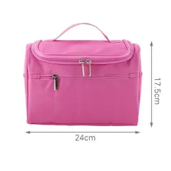 Unique Bargains Travel Toiletry Wash Makeup Cosmetic Organizer Water Resistant Storage Bag Hanging