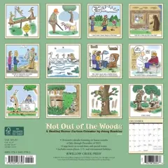 Willow Creek Press 2024 Wall Calendar 12"x12" Not Out of the Woods by Jonny Hawkins