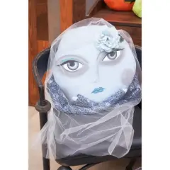 Gallerie II Miss Gloomy Zombinaland Halloween Decorative Soft Figurine Pillow
