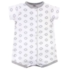 Touched by Nature Baby Boy Organic Cotton Rompers 3pk, Cactus