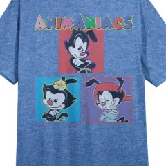 The Animaniacs Women's Heather Blue Sleep Shirt