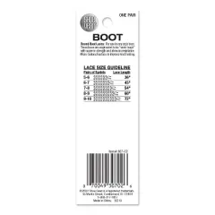 Shoe Gear Boot Laces - Black 72": Polyester Shoelaces, 2 Pack, Shoe Accessories