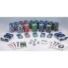 MasterPieces Casino Style 300 Piece Poker Chip Set - NFL Seattle Seahawks