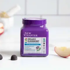 New Chapter Kids' for Immune Support Organic  Elderberry Vegan Gummies - 30ct
