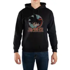 Dragon Ball Z Goku Anime Mens Black Hooded Sweatshirt