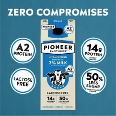 Pioneer Pastures Lactose Free A2 Milk - 59 fl oz