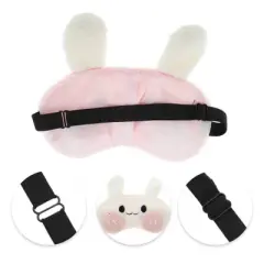 Unique Bargains Portable Rabbit Adjustable Eye Mask 1 Pc