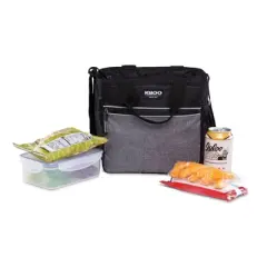 Igloo 9 Can Balance Mini City Cooler Lunch Tote- Gray/Black