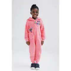 Sesame Street Cozy Faux Sherling Zip Up Cosplay Costume Coverall Toddler