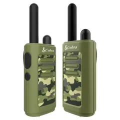 Cobra HE150 B - Kid Friendly Walkie Talkies - 16-Mile Range Two-Way Radio Set, 2-Pack - Green