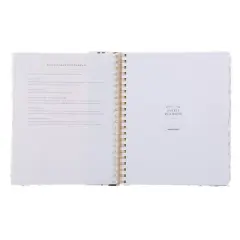 russell+hazel 2025-2026 Weekly/Monthly Planner 9.125"x11.25" Spiral Consciously Curated Pink Floral