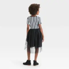 Girls' Beetlejuice Tutu Dress - Black
