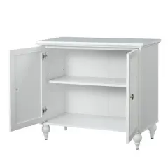 Newcomb 2-Door Cabinet White - Sango