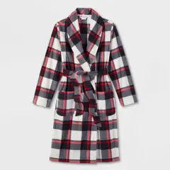 Adult Buffalo Check Matching Family Robe - Wondershop&trade; Black