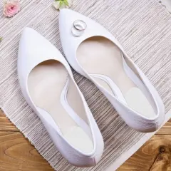 Unique Bargains Silicone Heel Support Cup Pads Orthotic Insole Plantar Care Heel Pads 12Pcs Clear