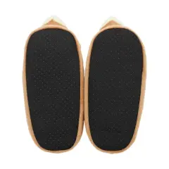 Rudolph The Red-Nosed Reindeer 3D Character Head Youth Brown Plush Slippers