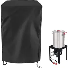 Akefit Seafood Boiler Cover Waterproof Outdoor Protective Heavy Duty Black