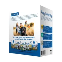 N-Bone Puppy Teething Rings Dog Treat with Chicken, Salmon and Peanut Butter Flavor - 14.4oz/12ct