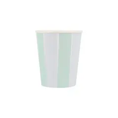 Meri Meri Pastel Stripe Cups (Pack of 8)