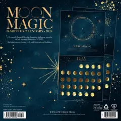 Willow Creek Press 2026 Moon Magic Wall Calendar