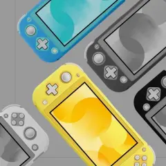 Insten Silicone Skin & Case for Nintendo Switch Lite - Lightweight & Anti-Scratch Protective Cover Accessories, Blue