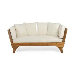 Patio Sofas, Outdoor Arm Sofa, Daybed, All-Weather Sofa with Cushions & Lumbar Pillows, for Patio, Balcony, Backyard, Deck -Christopher Knight Home