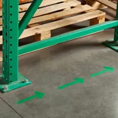 Stockroom Plus 2 Rolls Floor Marking Tape, 1 in x 36 Yards, 0.16mm, Vinyl Pinstripe Tape for Vehicles, Classroom, Warehouse, Gym, Green