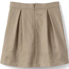 Lands' End Lands' End School Uniform Girls Solid Pleated Skort Top of Knee