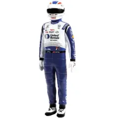 "NTT IndyCar Series" #15 Graham Rahal Driver Figure "United Rentals - Lanigan Racing" for 1/18 Scale Models by Greenlight