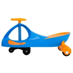 Toy Time Kids' Zig Zag Wiggle Car - Blue/Orange