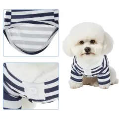 Unique Bargains Dog Clothes Navy Blue 1 Pc