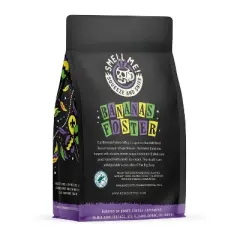 Bones Coffee Company Bananas Foster Ground Coffee Beans Banana Rum & Vanilla Flavor 12 oz Medium Roast (Ground)