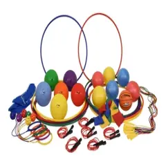 Active Play Game Kit with Mesh Carrying Bag, 58 Pieces