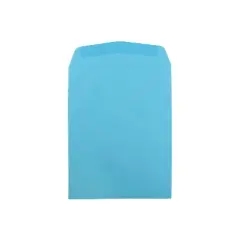 JAM Paper Open End Catalog Envelope 9" x 12" Blue 100/Box (80386)
