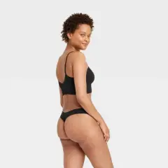 Women's Cotton Stretch Comfort Thong Underwear - Auden&trade;