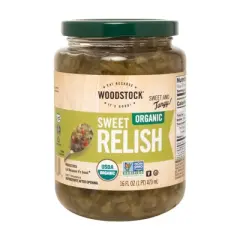 Woodstock Foods Organic Sweet Relish - Case of 12/16 oz