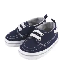 Hudson Baby Infant Boy Cotton Bodysuit, Shorts and Shoe 3pc Set, Jawsome