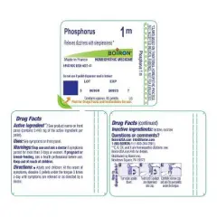 Phosphorus 1M by Boiron Homeopathic Single Medicine For Stress & Sleep  -  80 Pellet