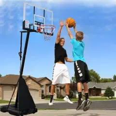 SKONYON 54 inch Adjustable Portable Basketball Hoop System